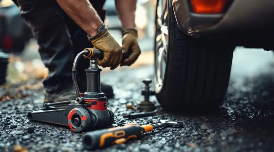 Flat Tire Change Service Waukesha